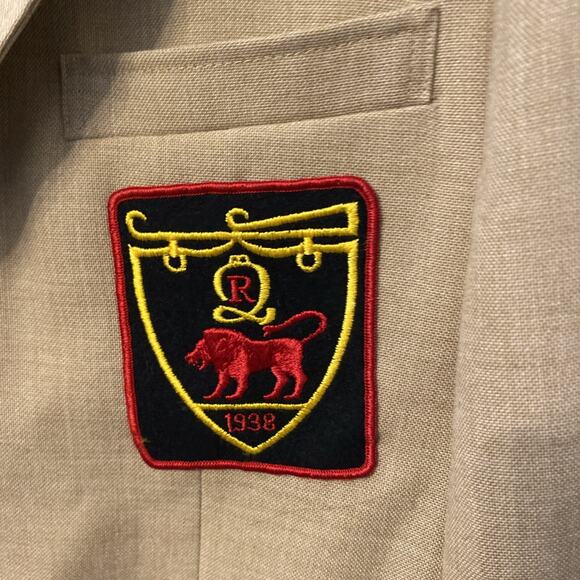 Vintage Roger’s Aristocrat Rutgers University Women’s Linen Blazer Made In USA - Picture 2 of 10